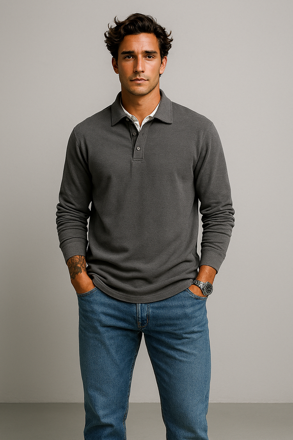 ALEXANDER - Casual Longsleeve Polo