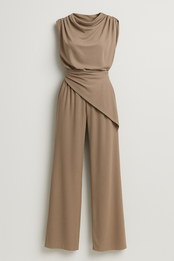 CLARISSA - Luxe Wide-Leg Jumpsuit
