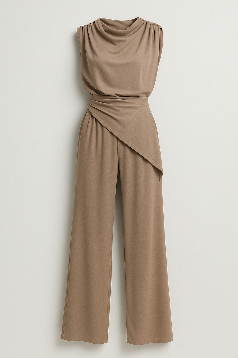 CLARISSA - Luxe Wide-Leg Jumpsuit