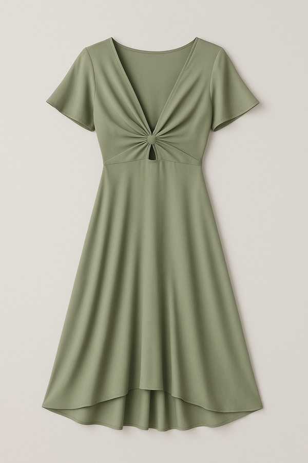 AMY - Elegante V-Hals Jurk