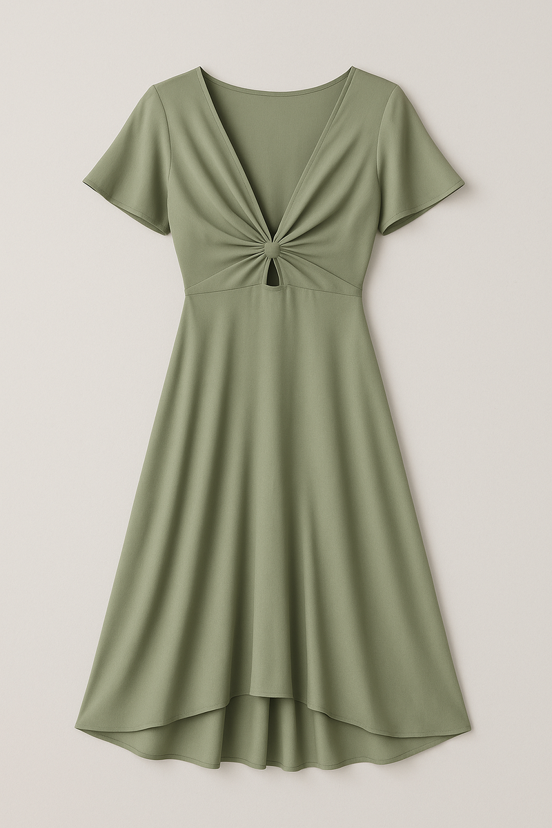 AMY - Elegante V-Hals Jurk