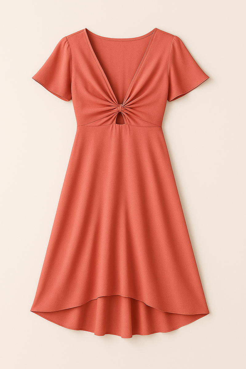 AMY - Elegante V-Hals Jurk