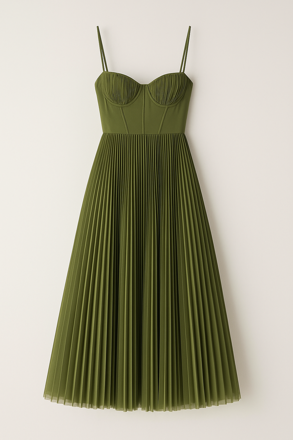 CLAIRE - Elegante Geplooide Jurk