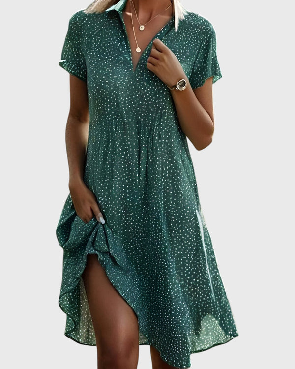 LUNARA – Zomerse Polka Dot Jurk