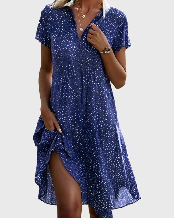 LUNARA – Zomerse Polka Dot Jurk